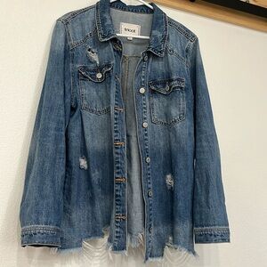 Distressed Denim Jacket